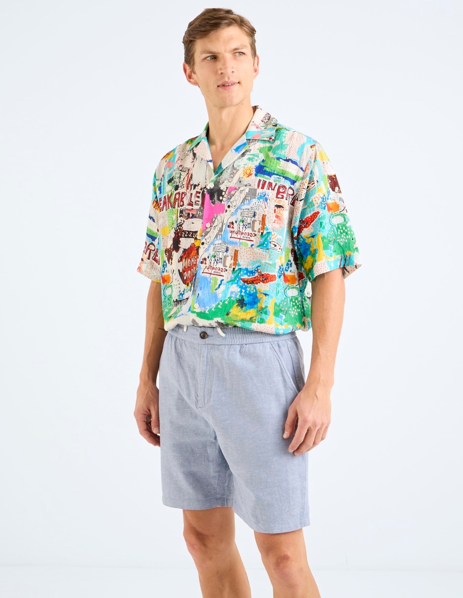 Bermuda Scotch & Soda de algodón para hombre