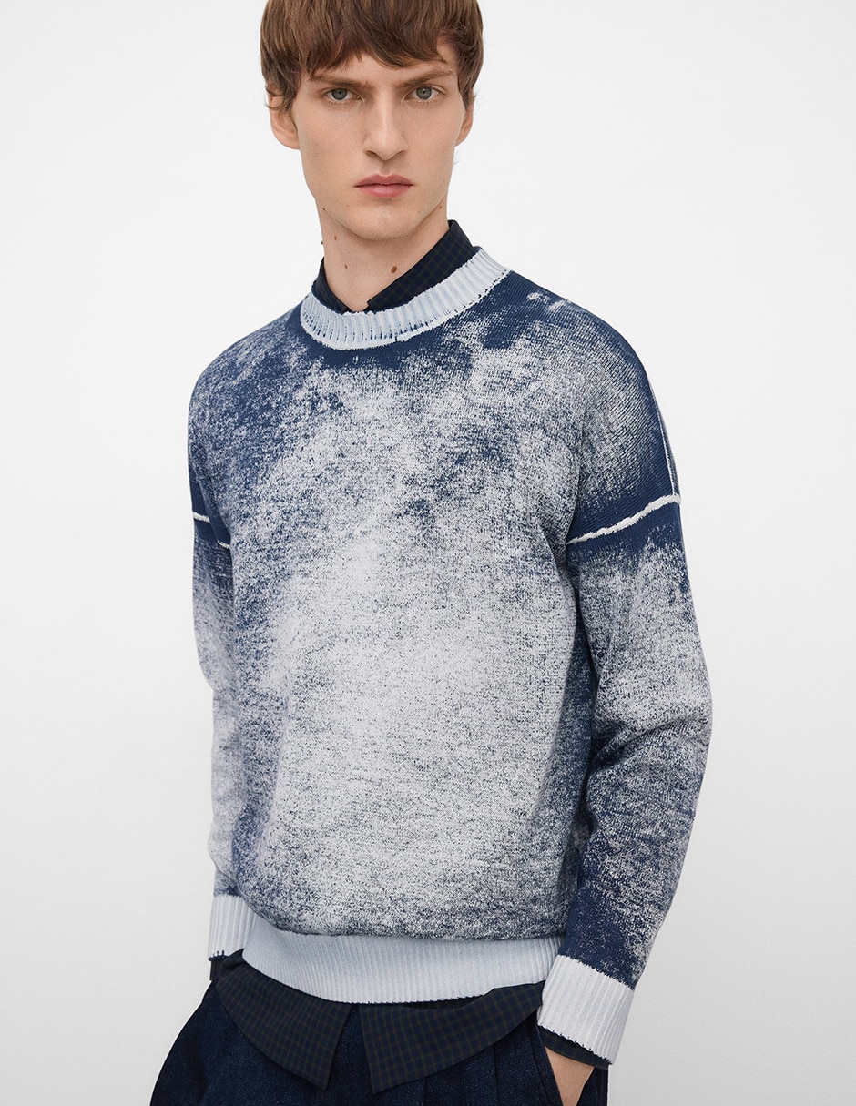 Suéter cuello redondo para hombre