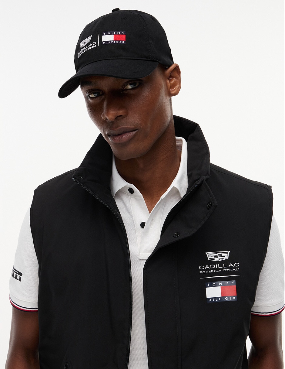 Gorra visera curva hebilla casual hilfiger cadillac f1 co-branded fórmula 1 adulto 4