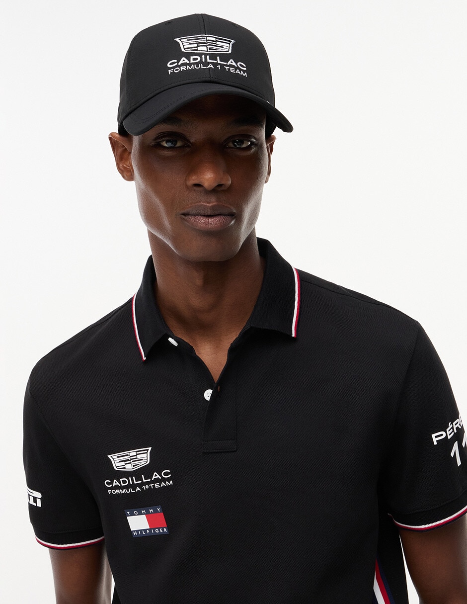 Gorra visera curva hebilla casual Hilfiger Cadillac F1 Réplica Sergio Pérez para hombre Gorra visera curva hebilla casual Hilfiger Cadillac F1 Réplica Sergio Pérez para hombre