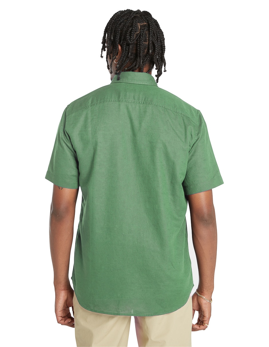 Camisa casual manga corta para hombre