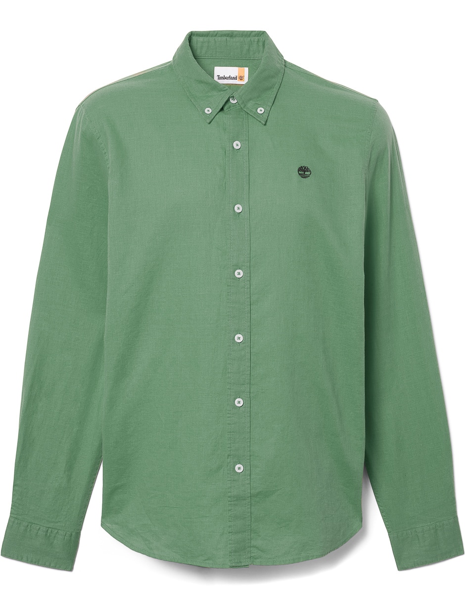 Camisa casual manga larga para hombre