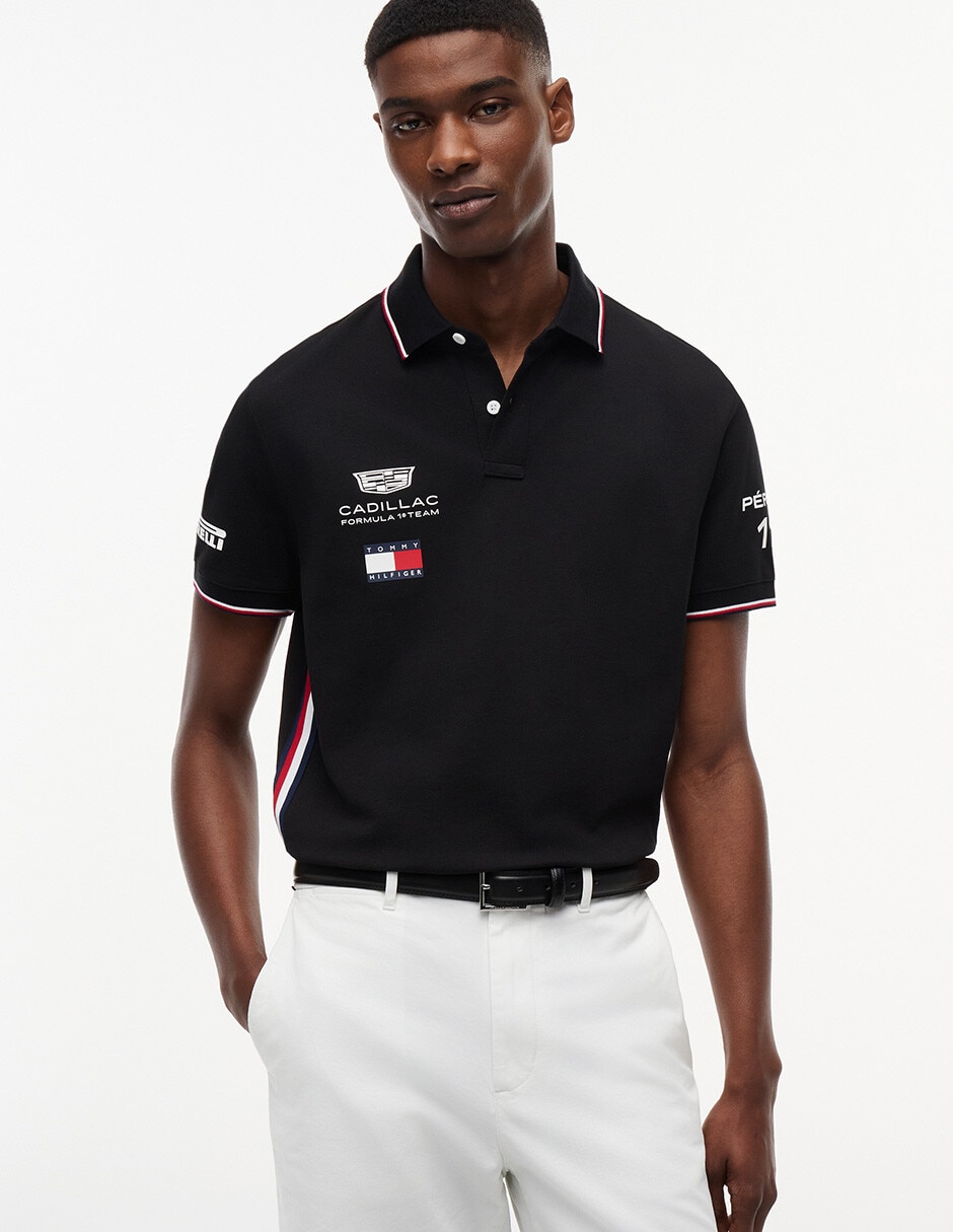 Playera tipo polo Tmmy Hilfiger Cadillac Formula 1 Team para hombre 1