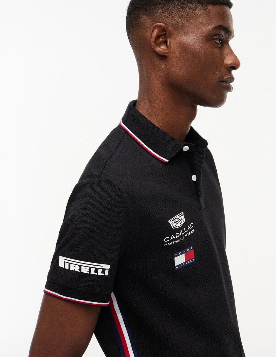 Playera tipo polo Tmmy Hilfiger Cadillac Formula 1 Team para hombre 7