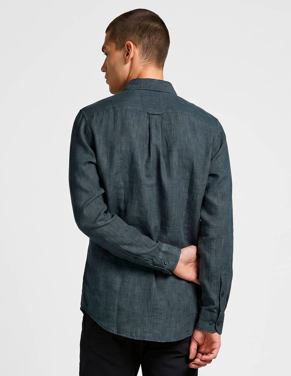 Camisa de algodón manga larga para hombre 3