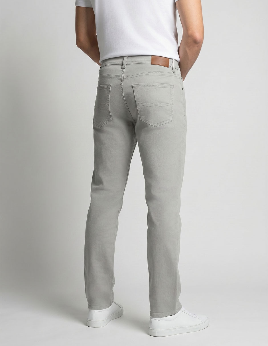 Pantalón straight de algodón para hombre 2