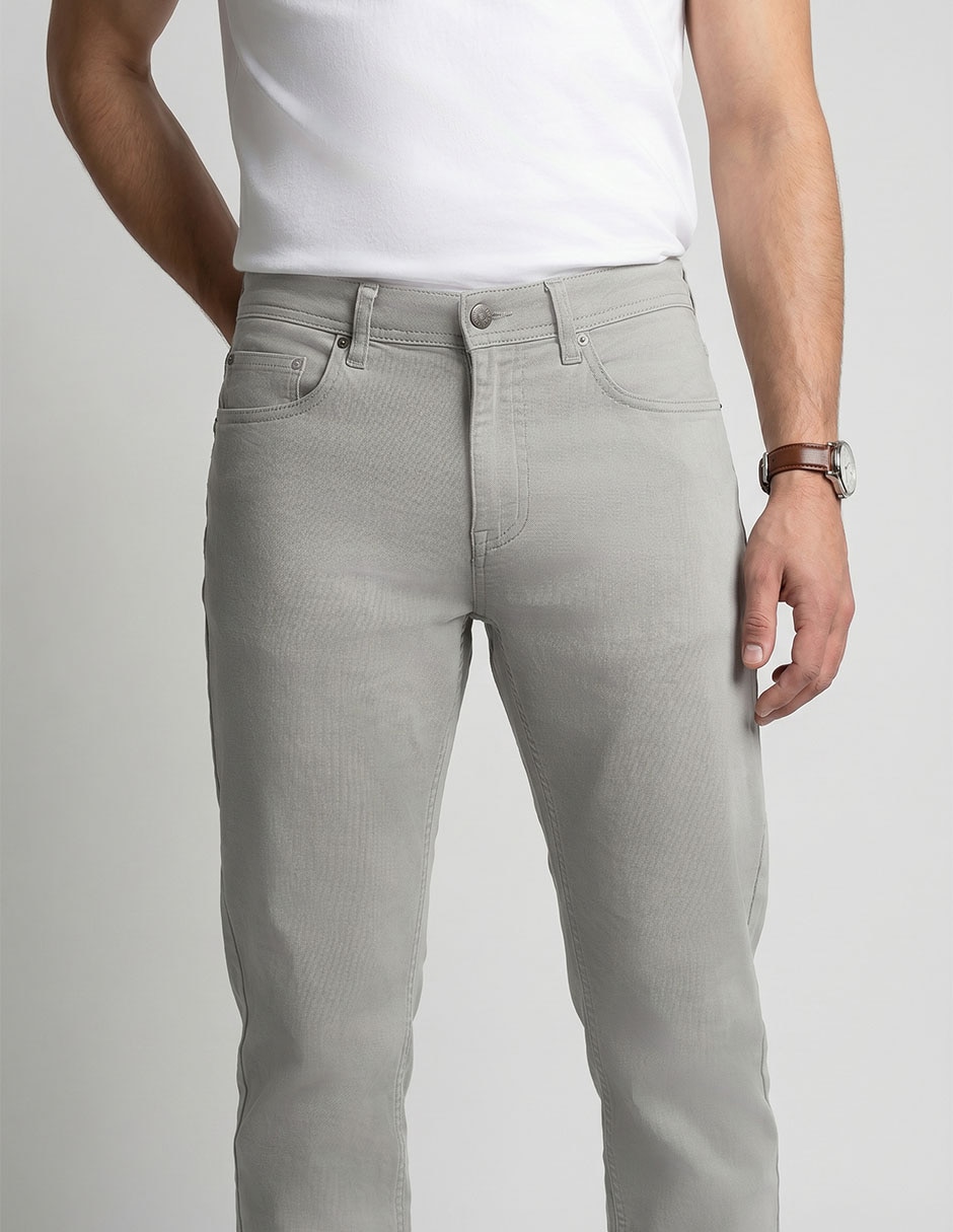 Pantalón straight de algodón para hombre 3