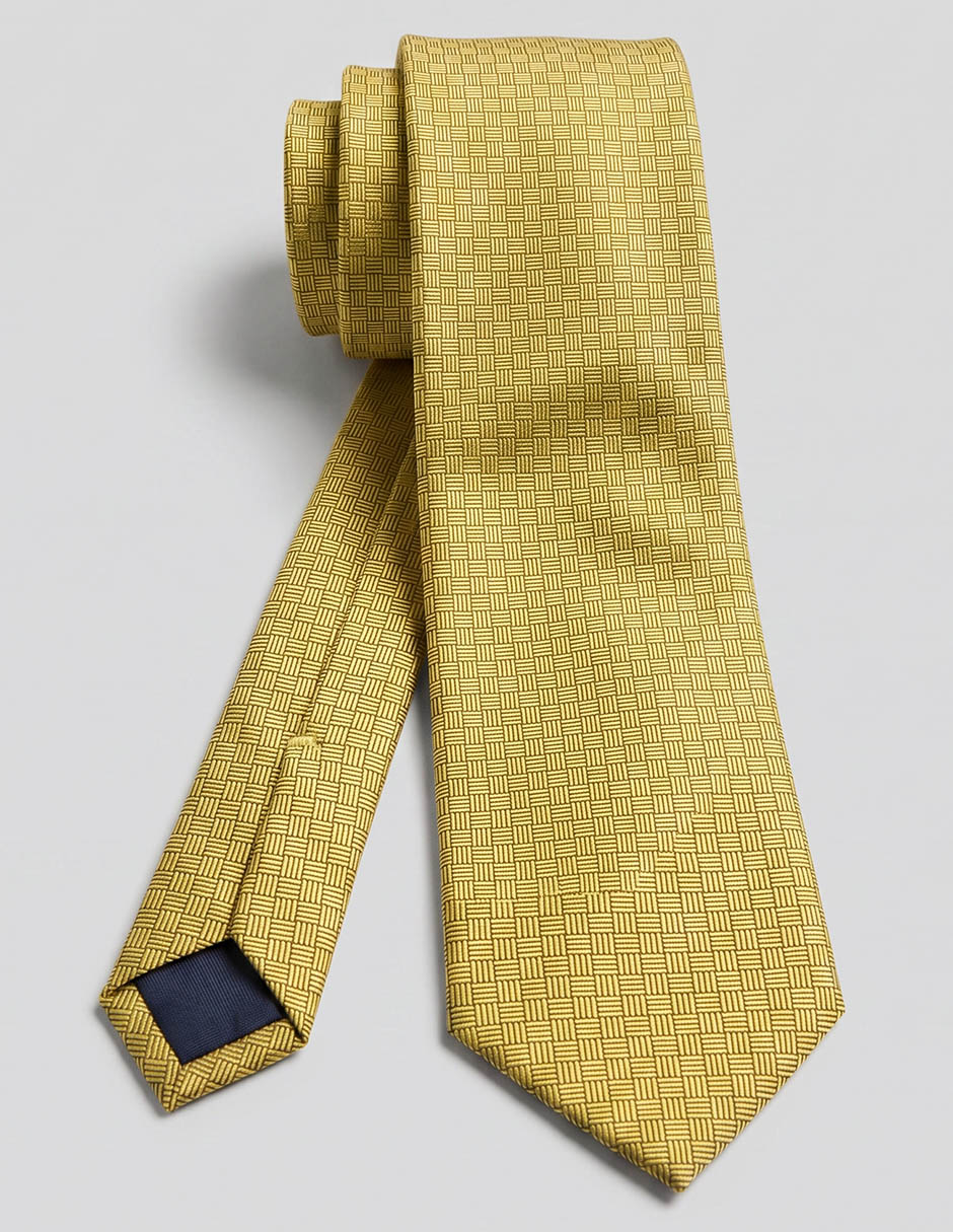 Corbata regular de seda para hombre
