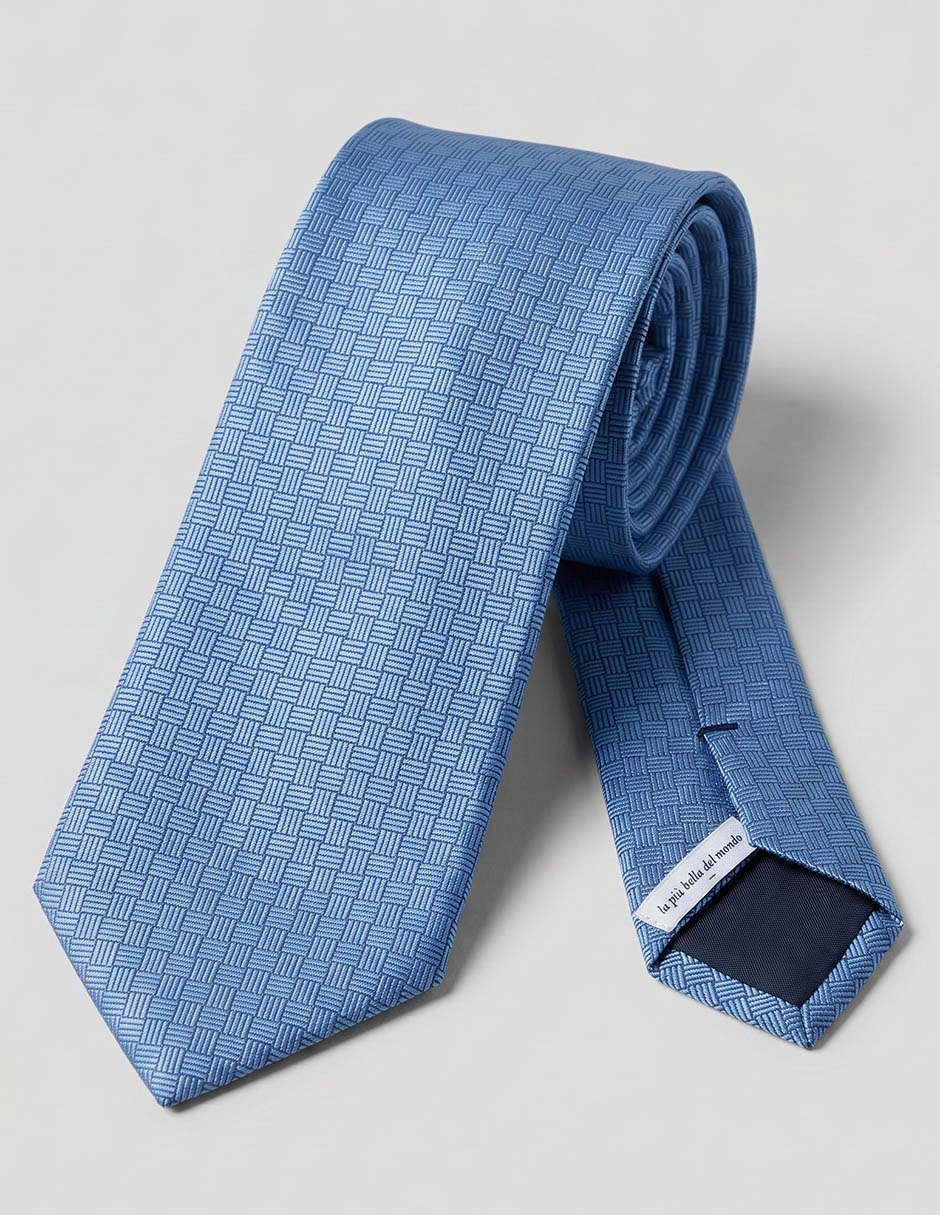Corbata regular de seda para hombre 1