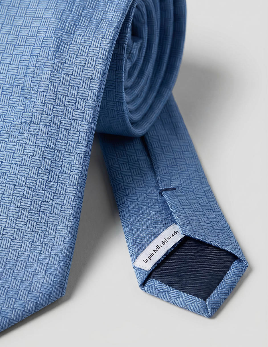 Corbata regular de seda para hombre 3