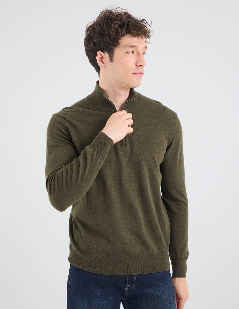 Suéter cuello alto para hombre
