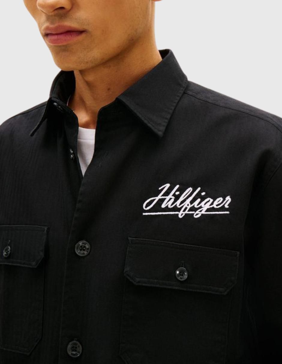 Camisa casual de algodón manga larga para hombre