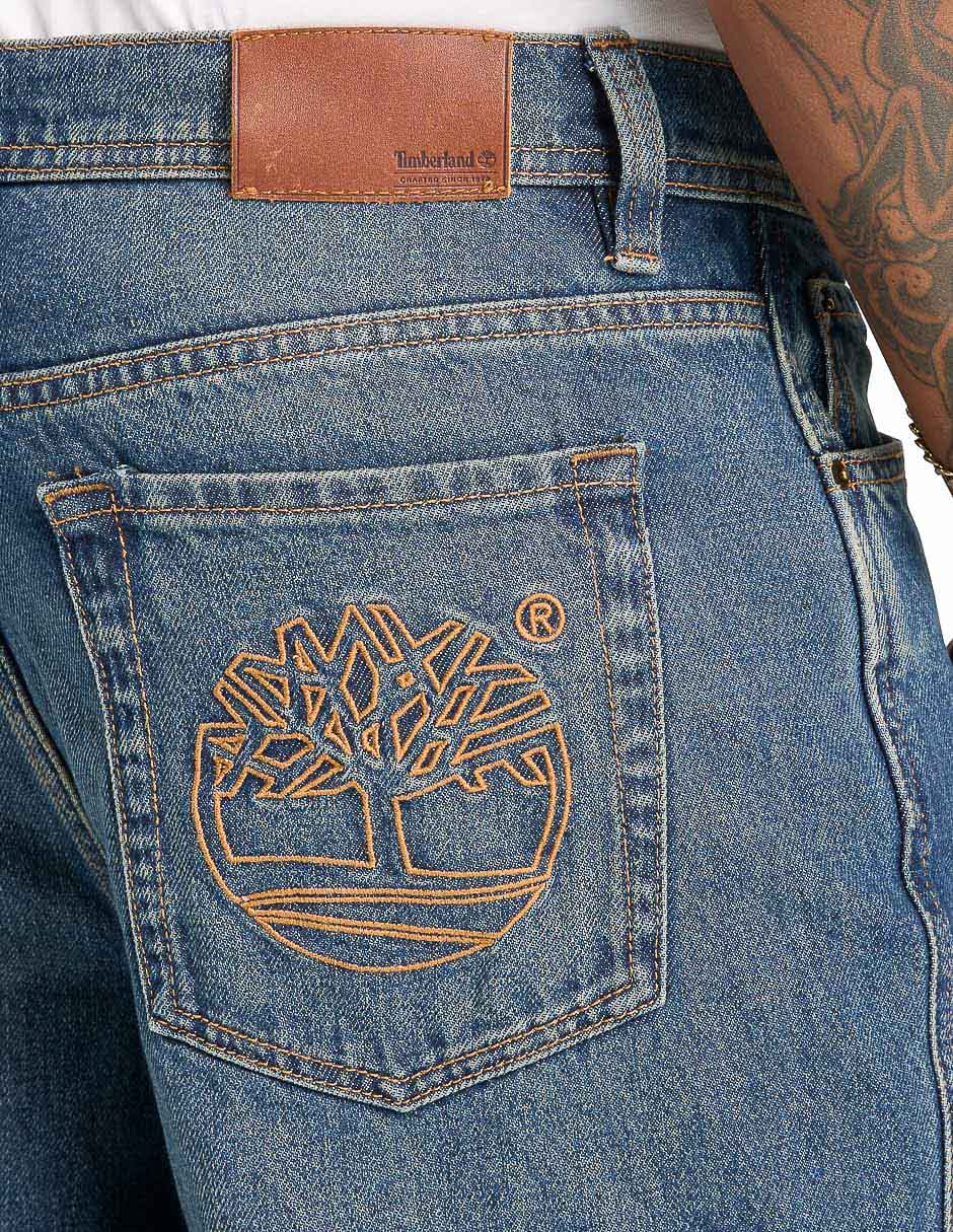 Pantalón regular Timberland de mezclilla para hombre