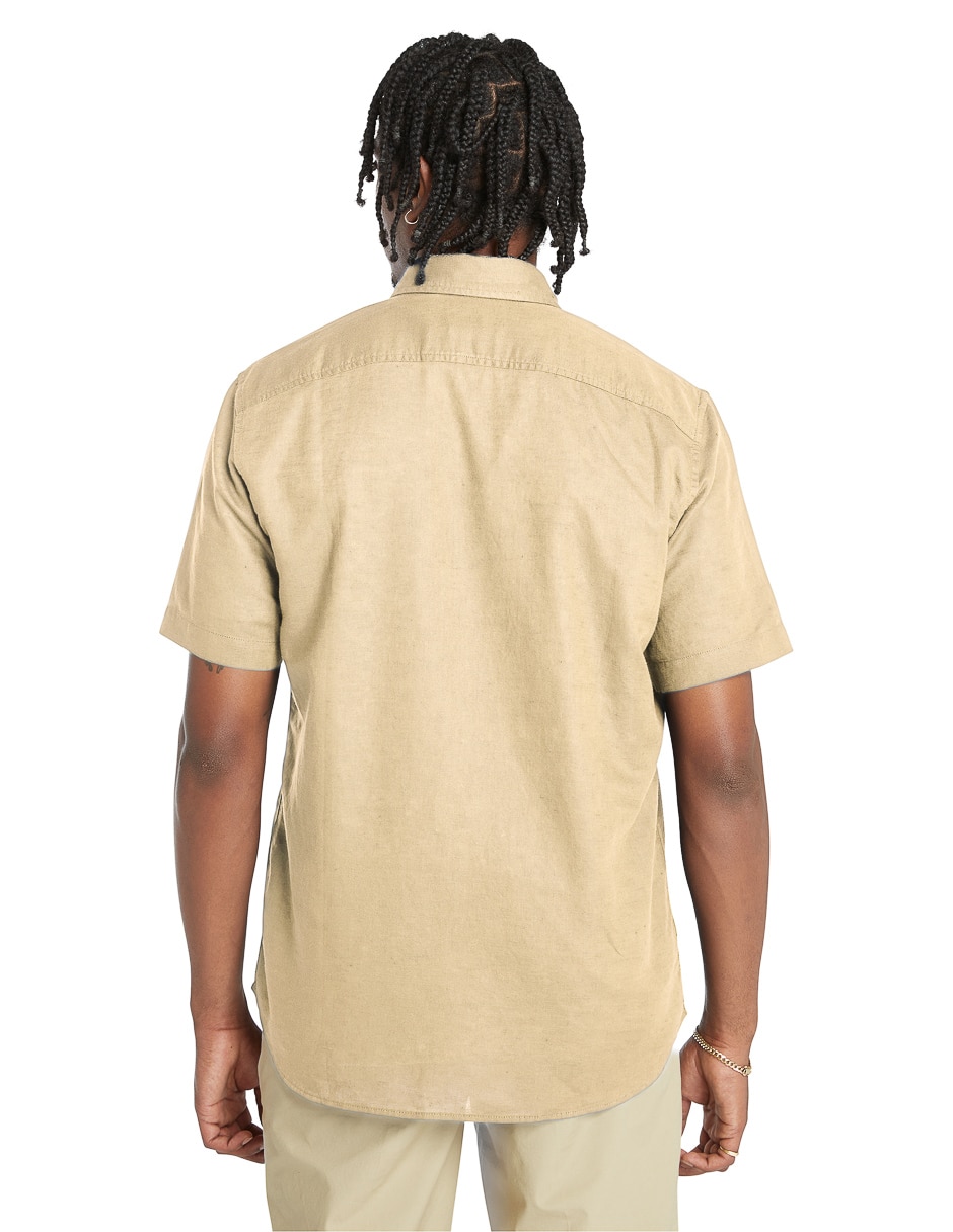 Camisa casual manga corta para hombre