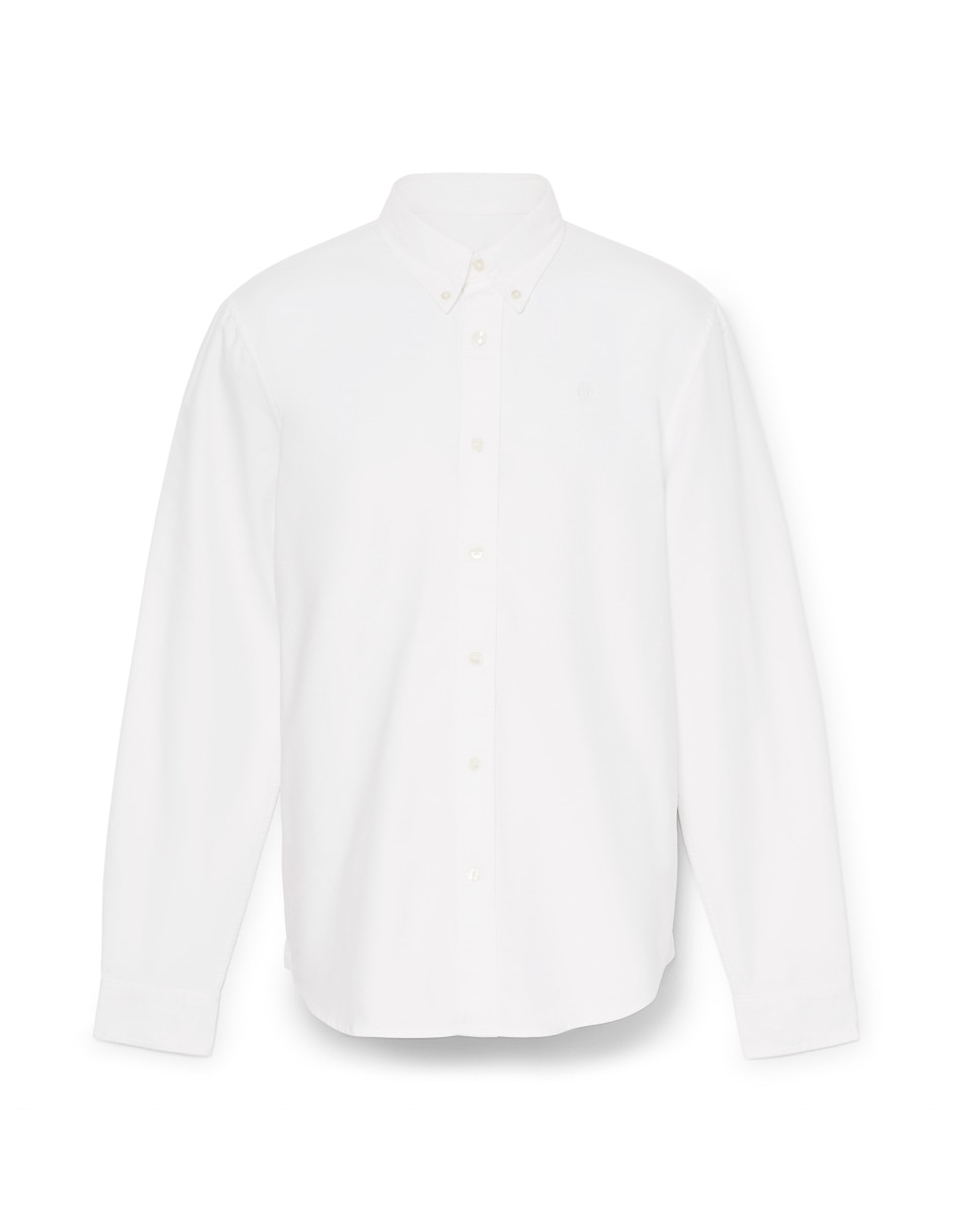 Camisa casual de algodón manga larga para hombre 5