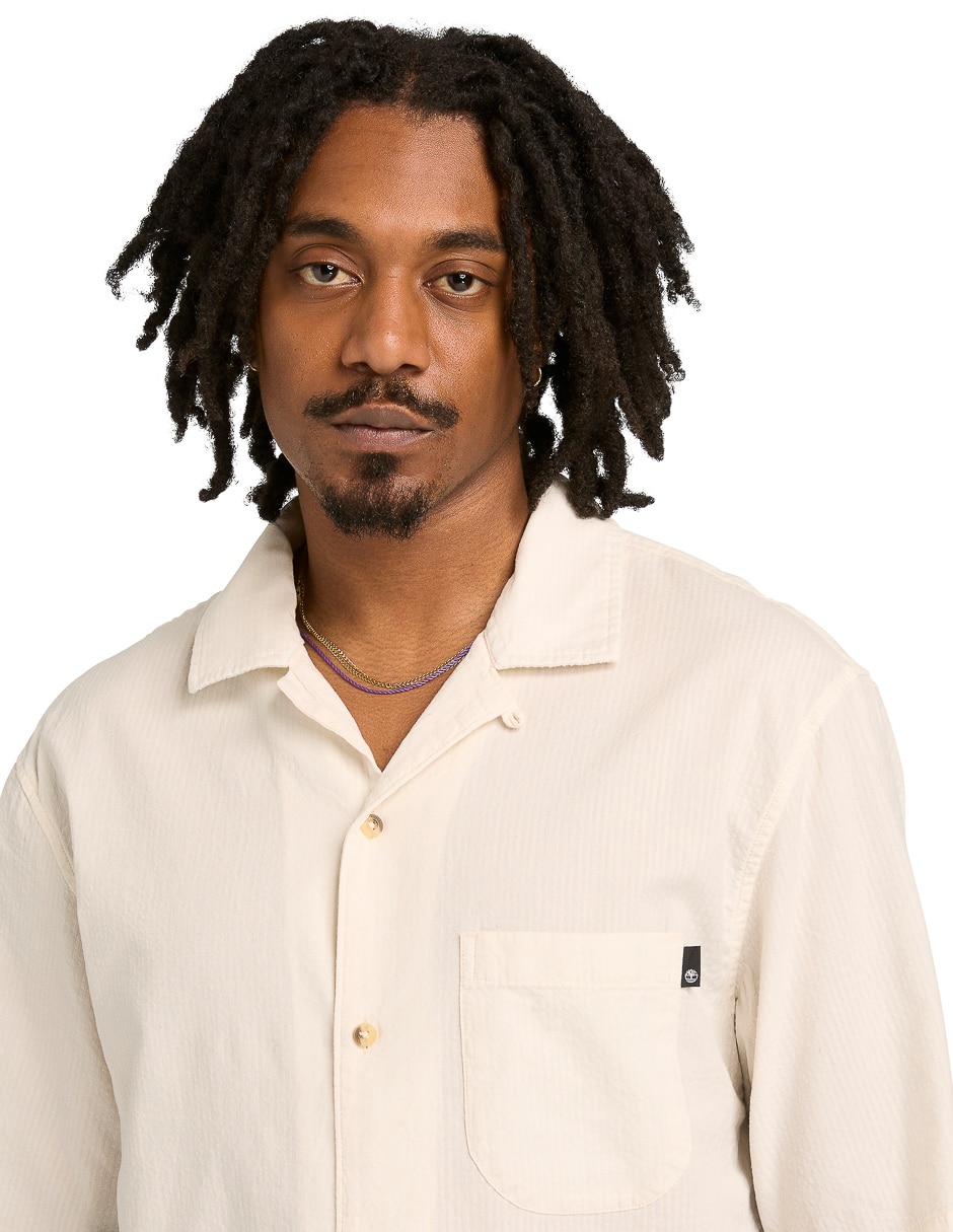 Camisa casual de algodón manga corta para hombre 4