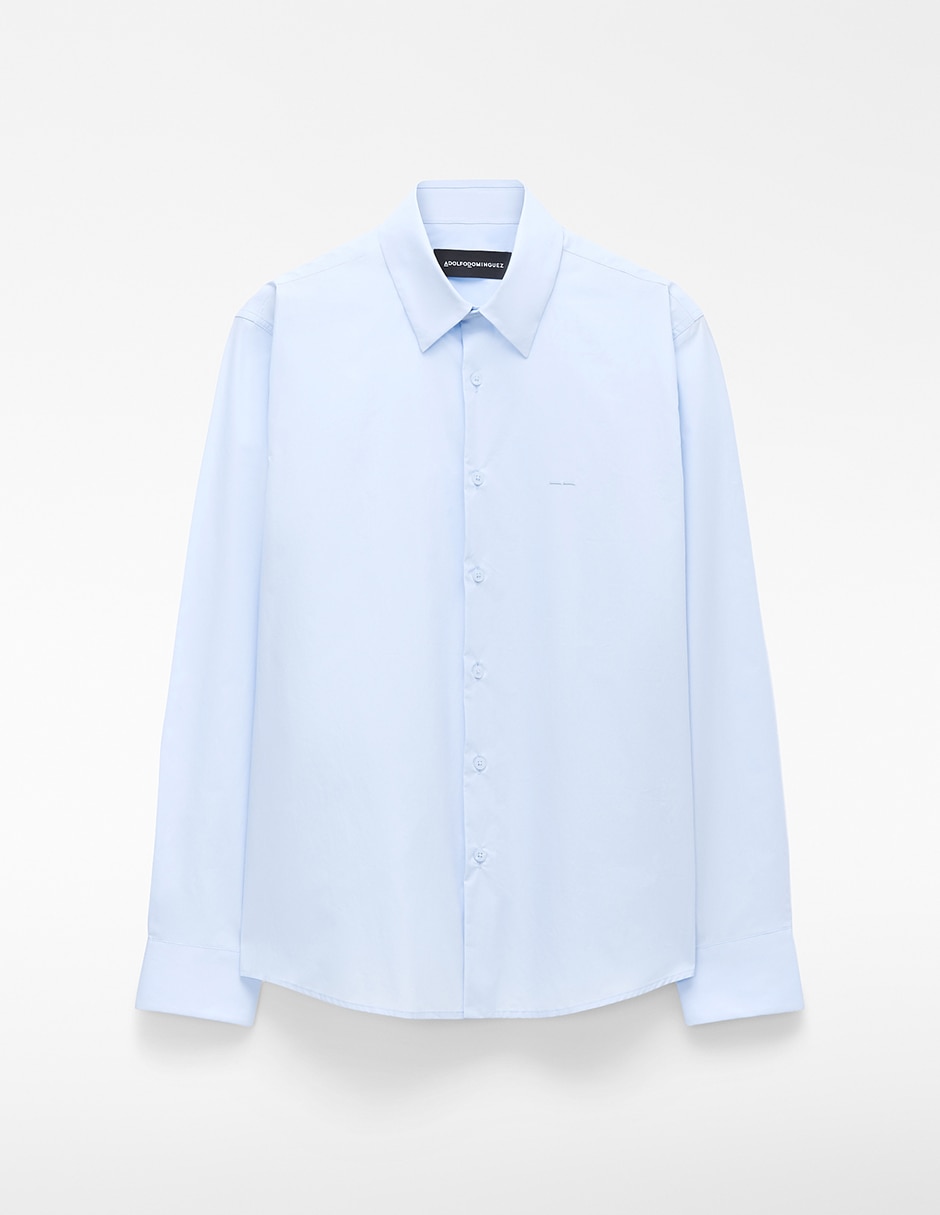 Camisa casual Adolfo Dominguez de algodón manga larga para hombre