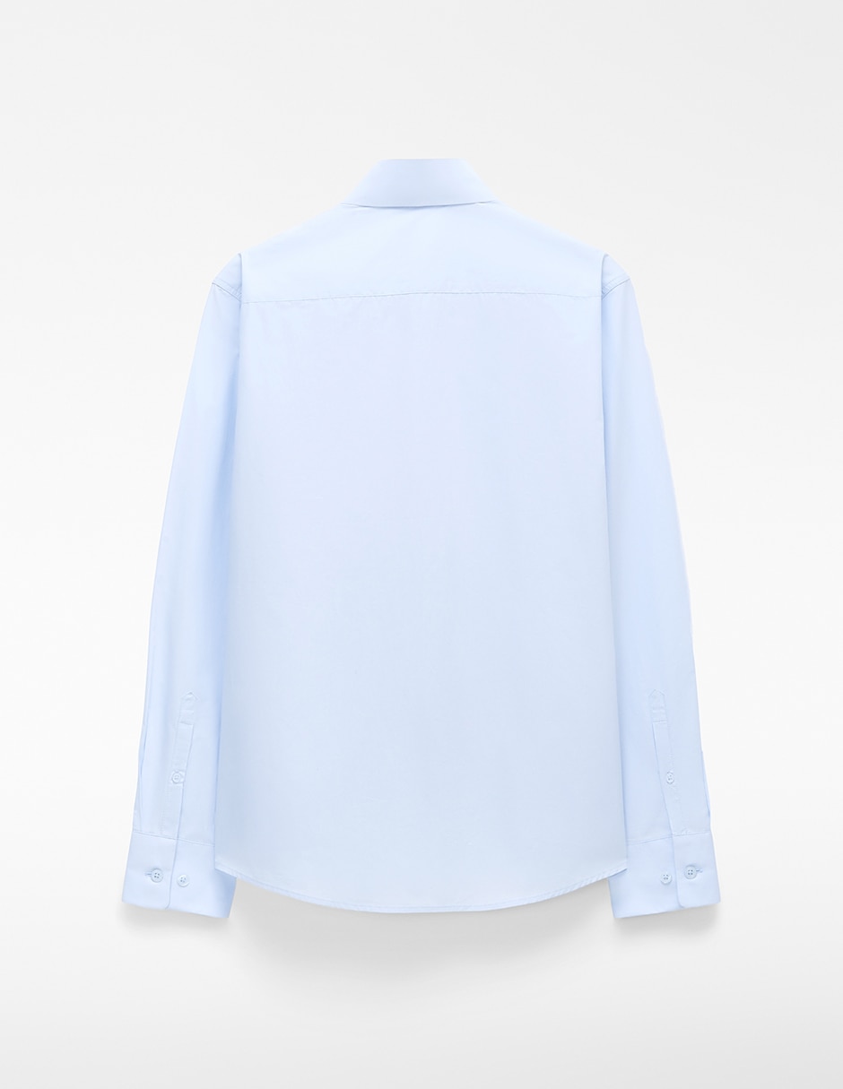 Camisa casual Adolfo Dominguez de algodón manga larga para hombre