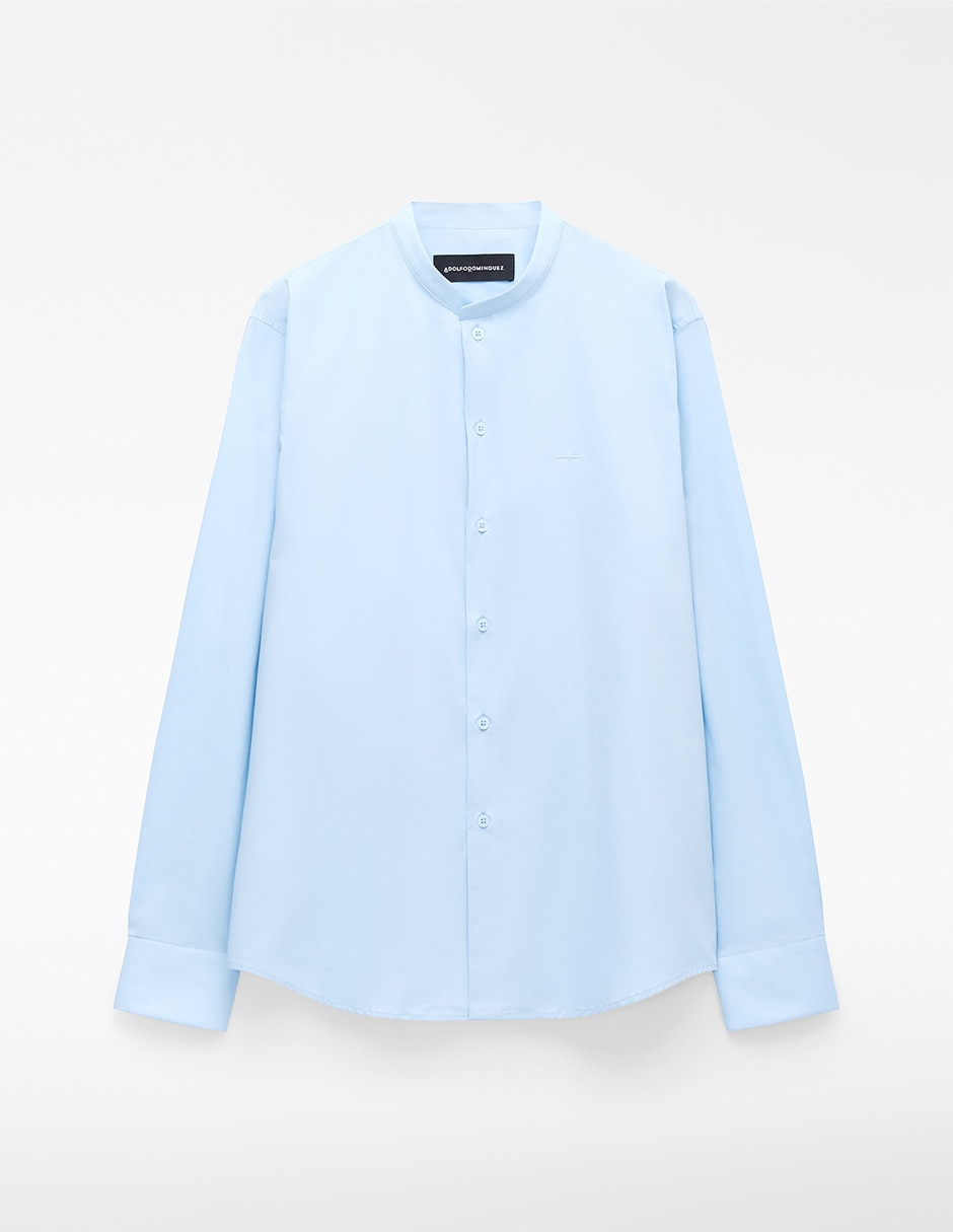 Camisa casual Adolfo Dominguez de algodón manga larga para hombre