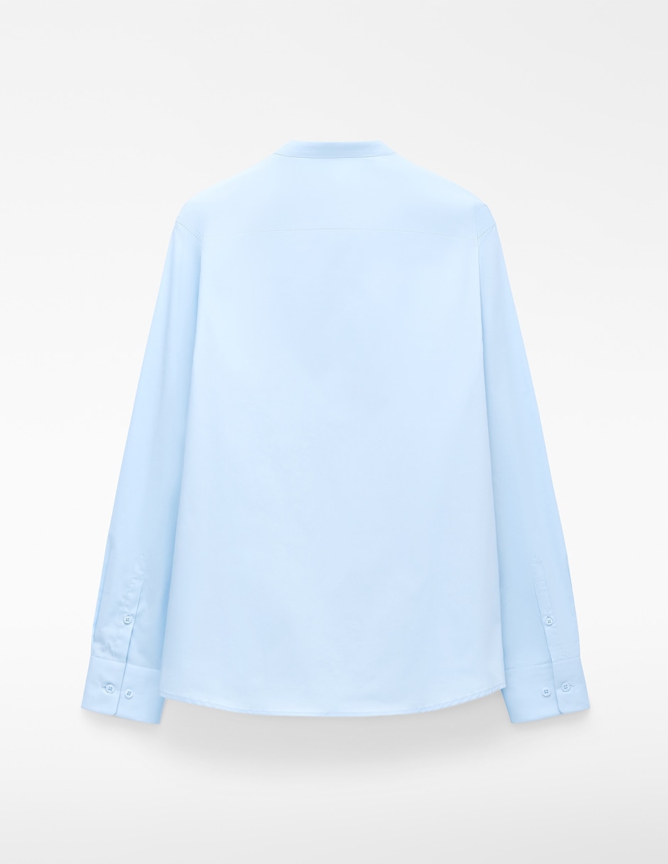 Camisa casual Adolfo Dominguez de algodón manga larga para hombre