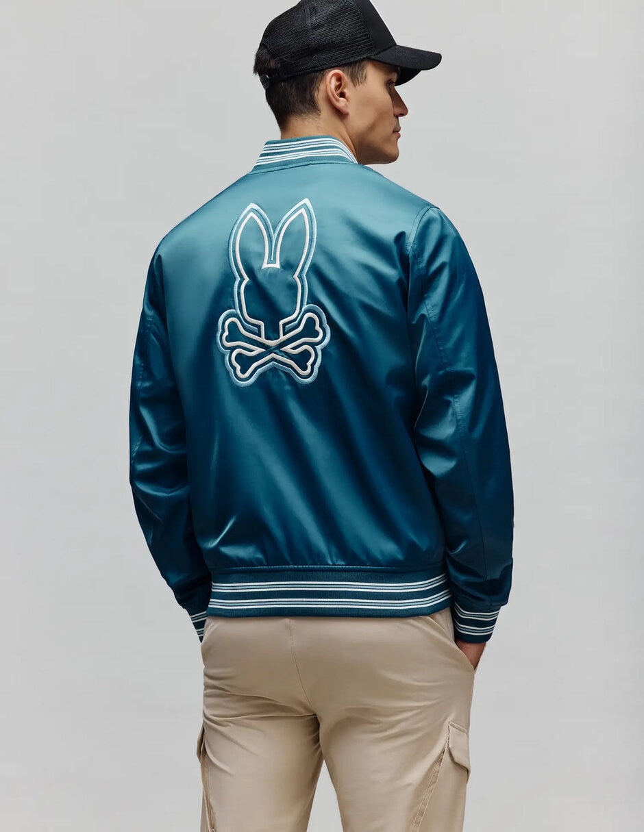 Chamarra bomber con bolsillos para hombre 4