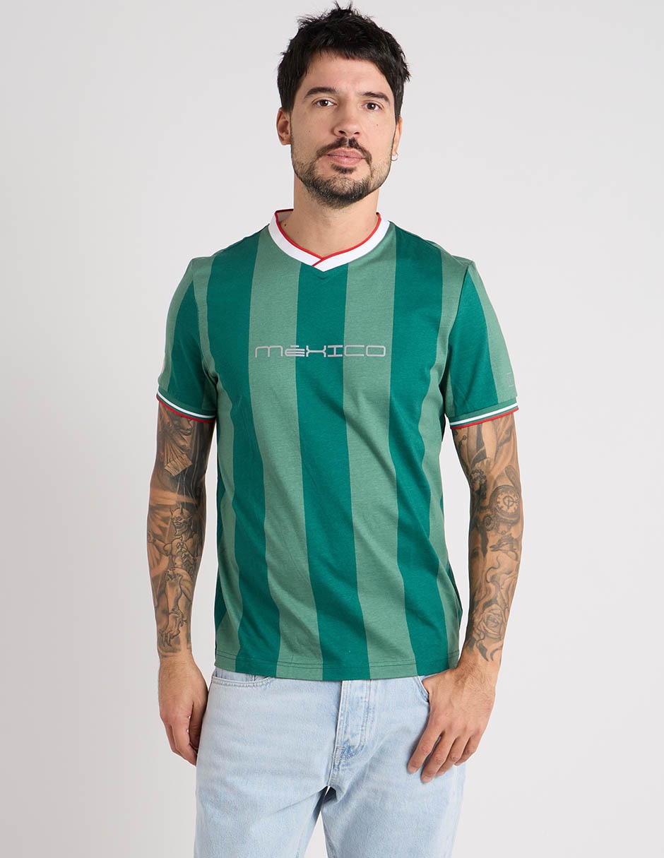 Playera Scappino cuello v para hombre