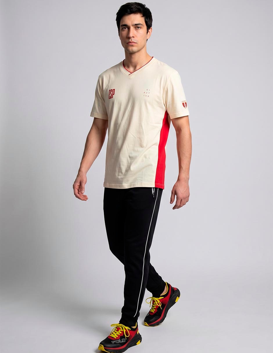 Playera Italian cuello V para hombre Playera Italian cuello V para hombre