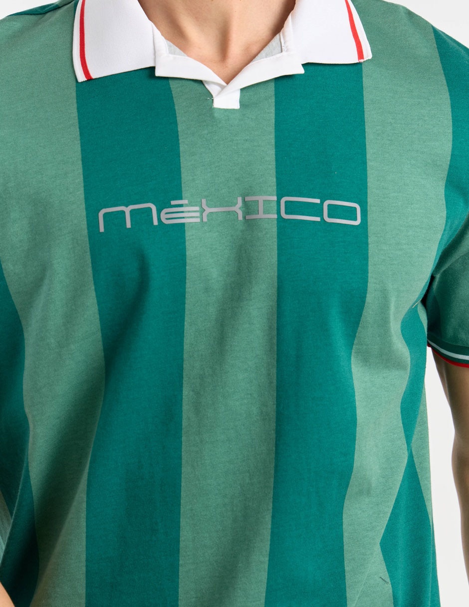 Playera cuello polo para hombre