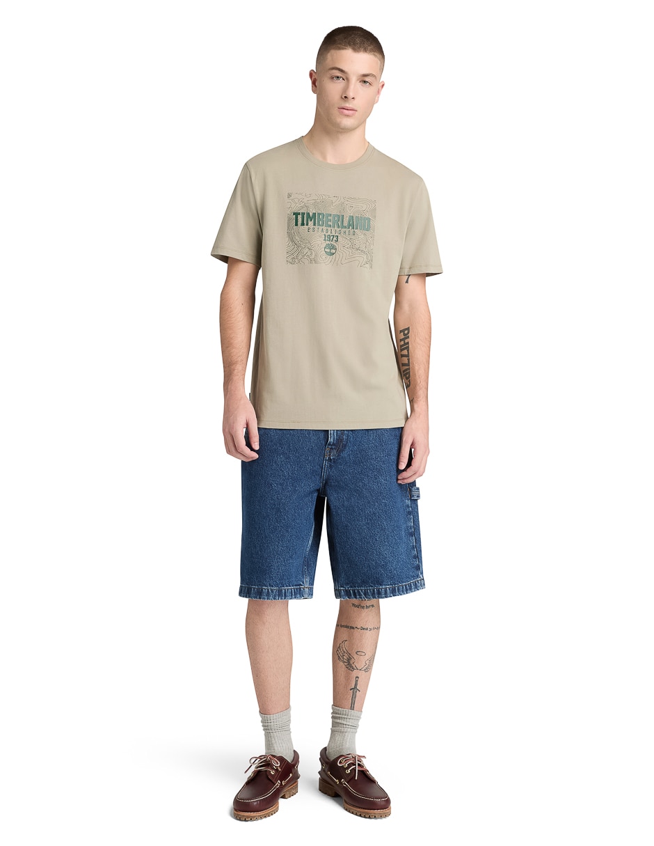 Playera Timberland cuello redondo para hombre