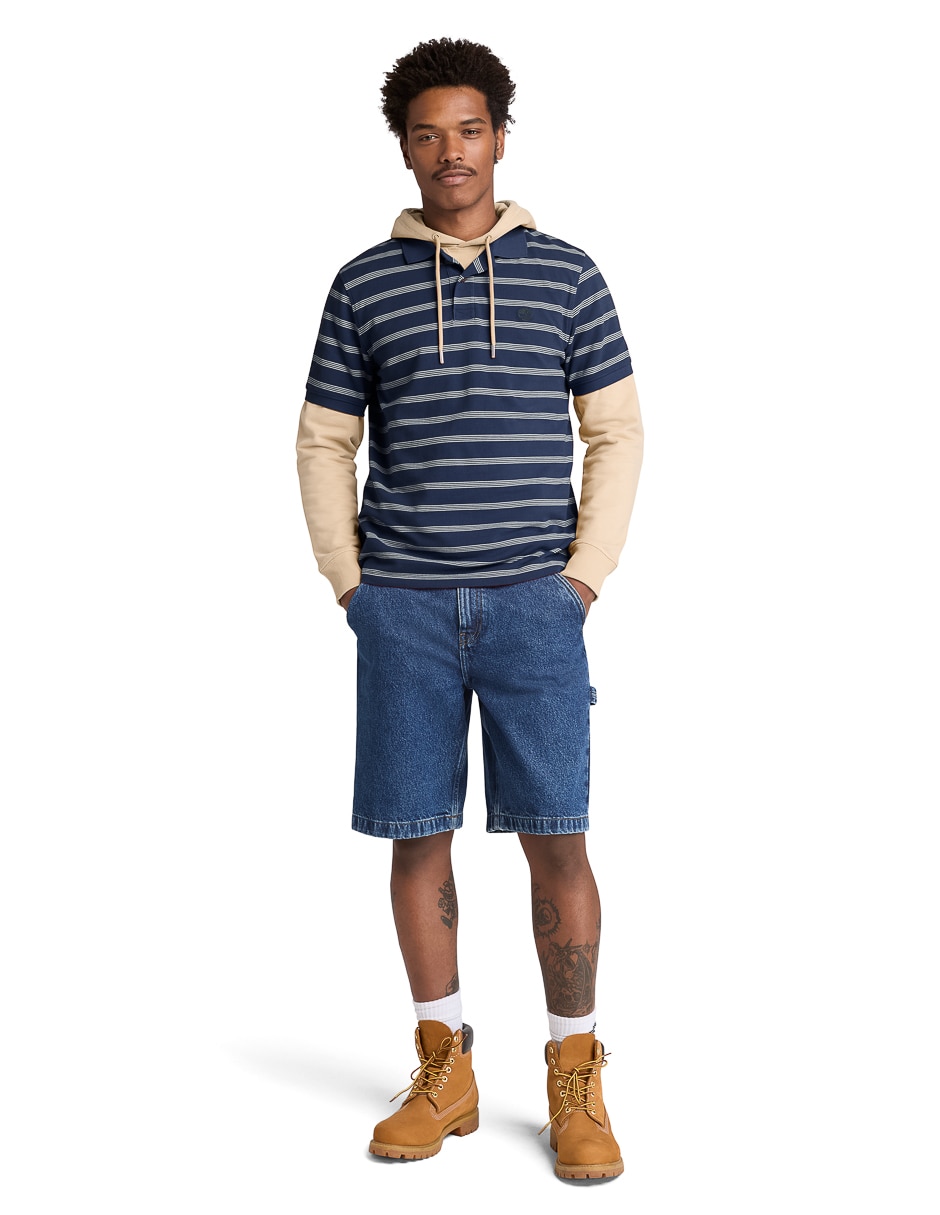 Playera tipo polo timberland para hombre