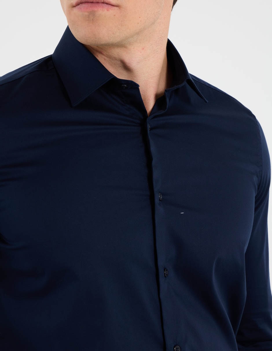 Camisa formal manga larga para hombre 6