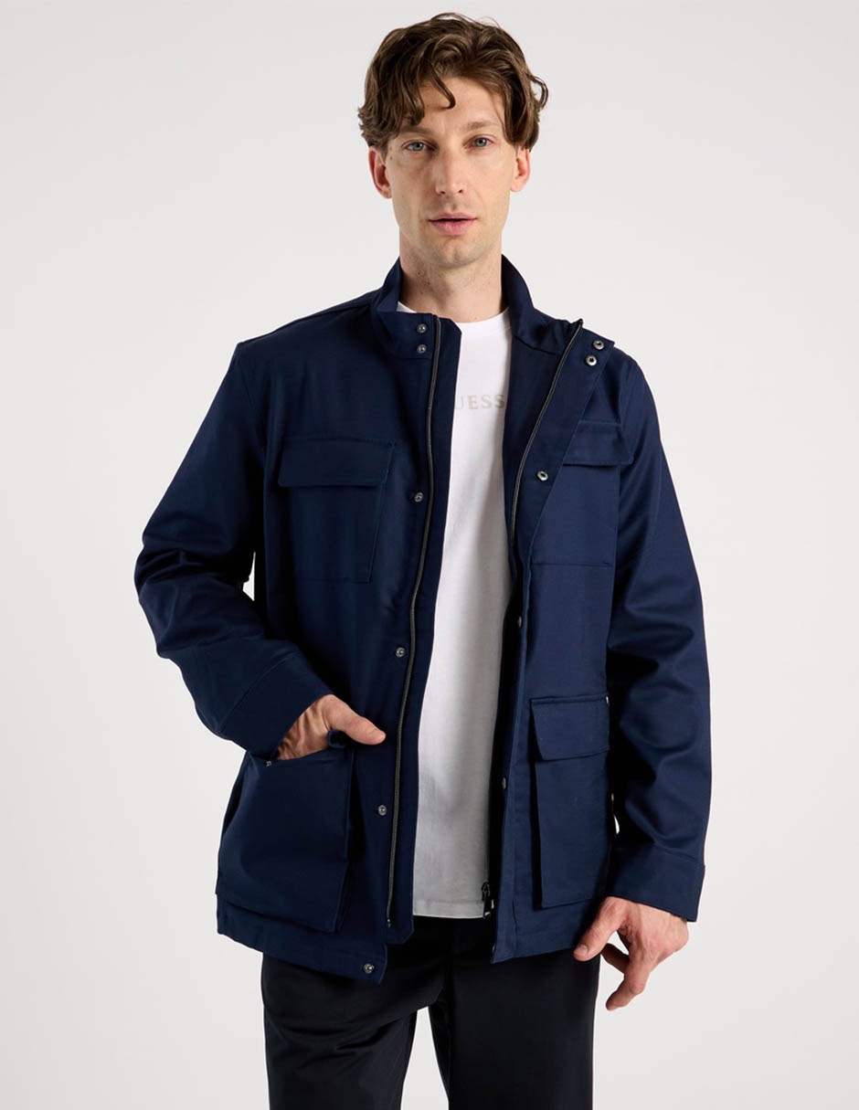 Chamarra casual Scappino con bolsillos para hombre