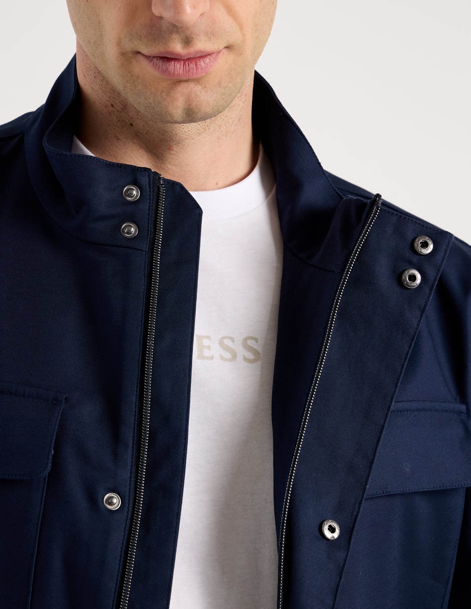 Chamarra casual Scappino con bolsillos para hombre