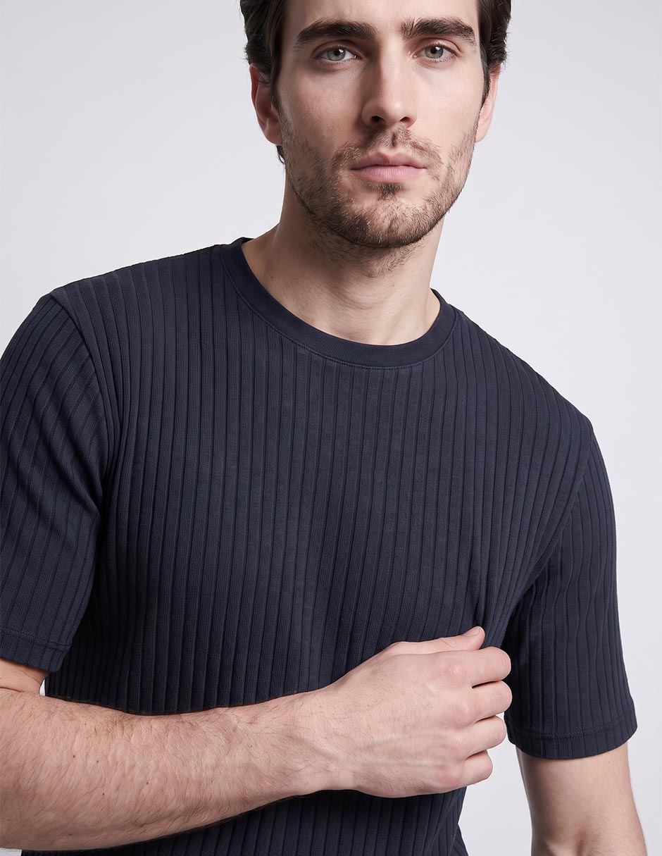 Playera perry ellis cuello redondo para hombre