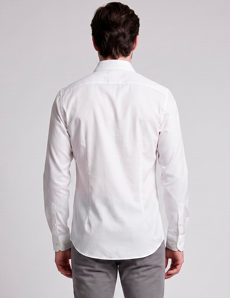 Camisa casual manga larga para hombre