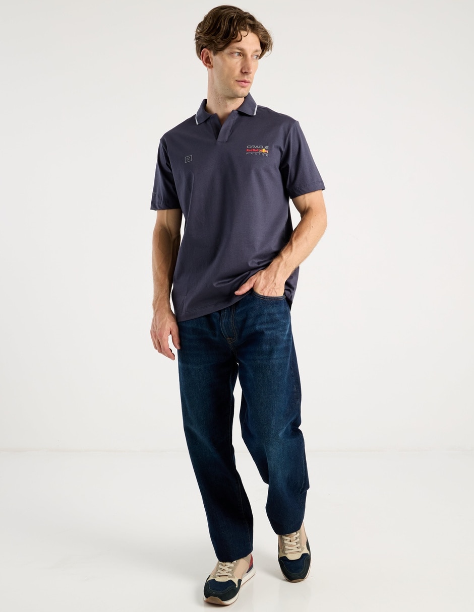 Playera tipo polo Scappino Red Bull para hombre