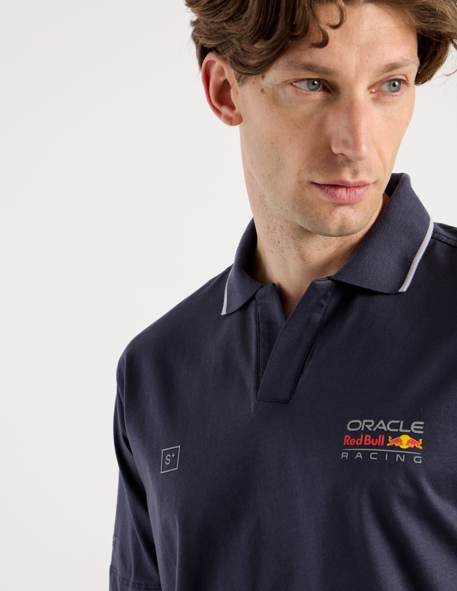 Playera tipo polo Scappino Red Bull para hombre