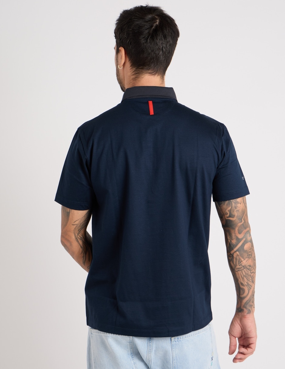 Playera tipo polo Scappino para hombre