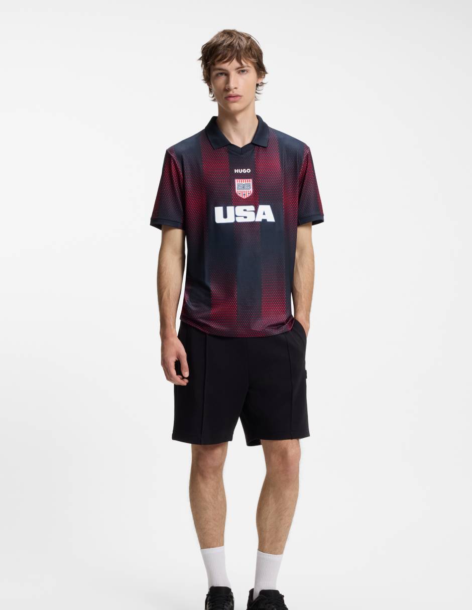 Playera hugo cuello polo para hombre