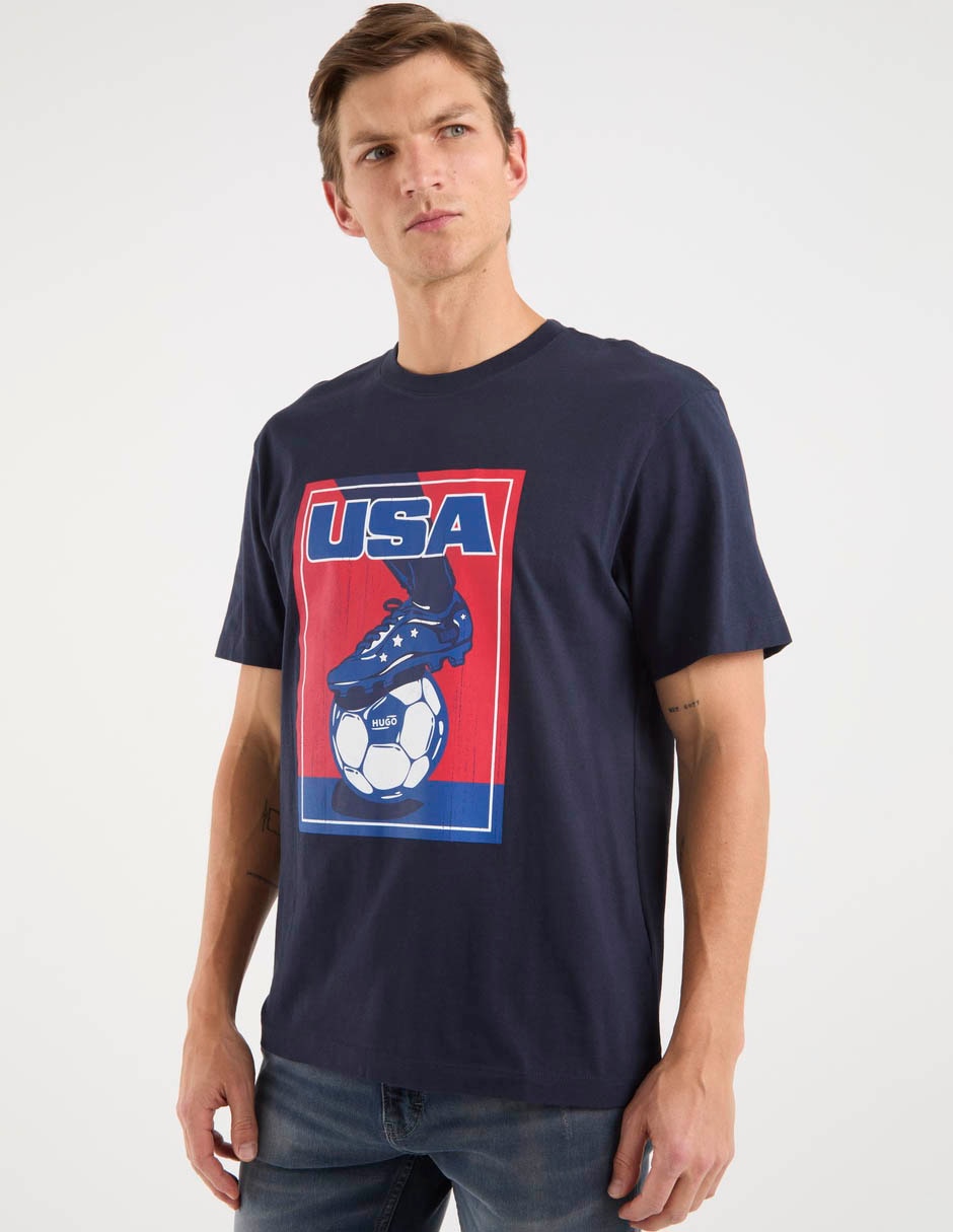 Playera cuello redondo para hombre