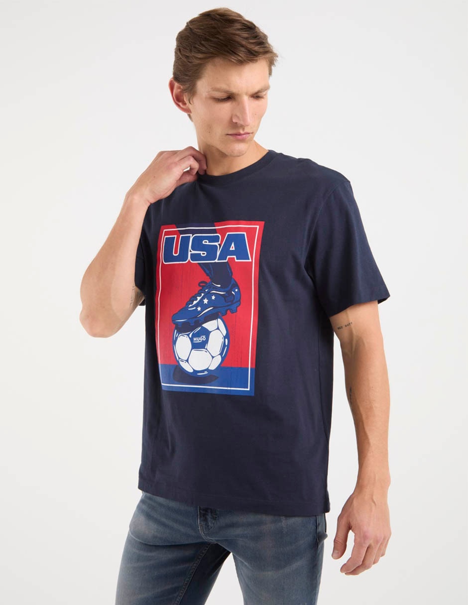 Playera hugo cuello redondo para hombre