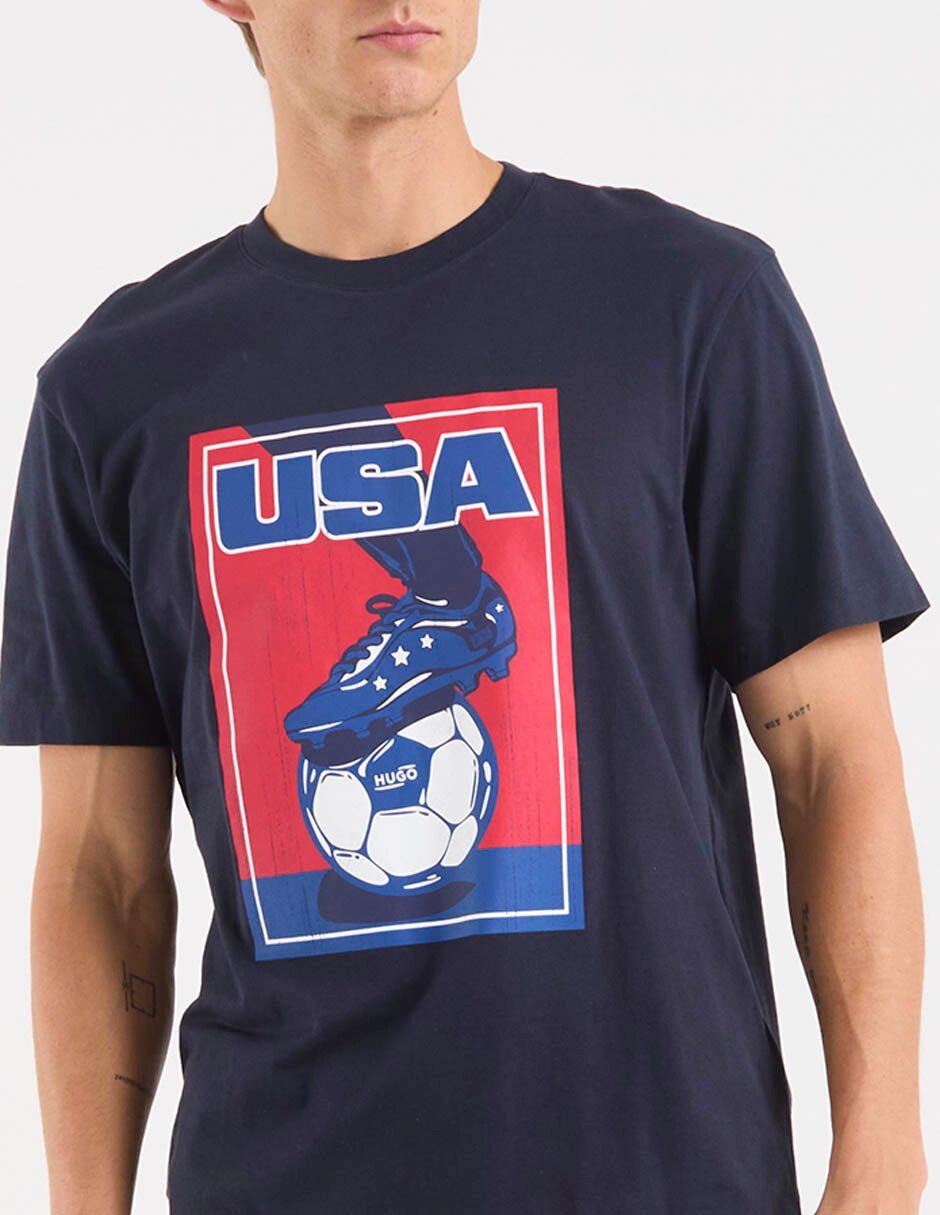 Playera hugo cuello redondo para hombre
