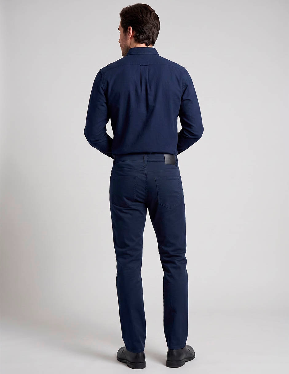 Pantalón casual slim perry ellis de algodón para hombre
