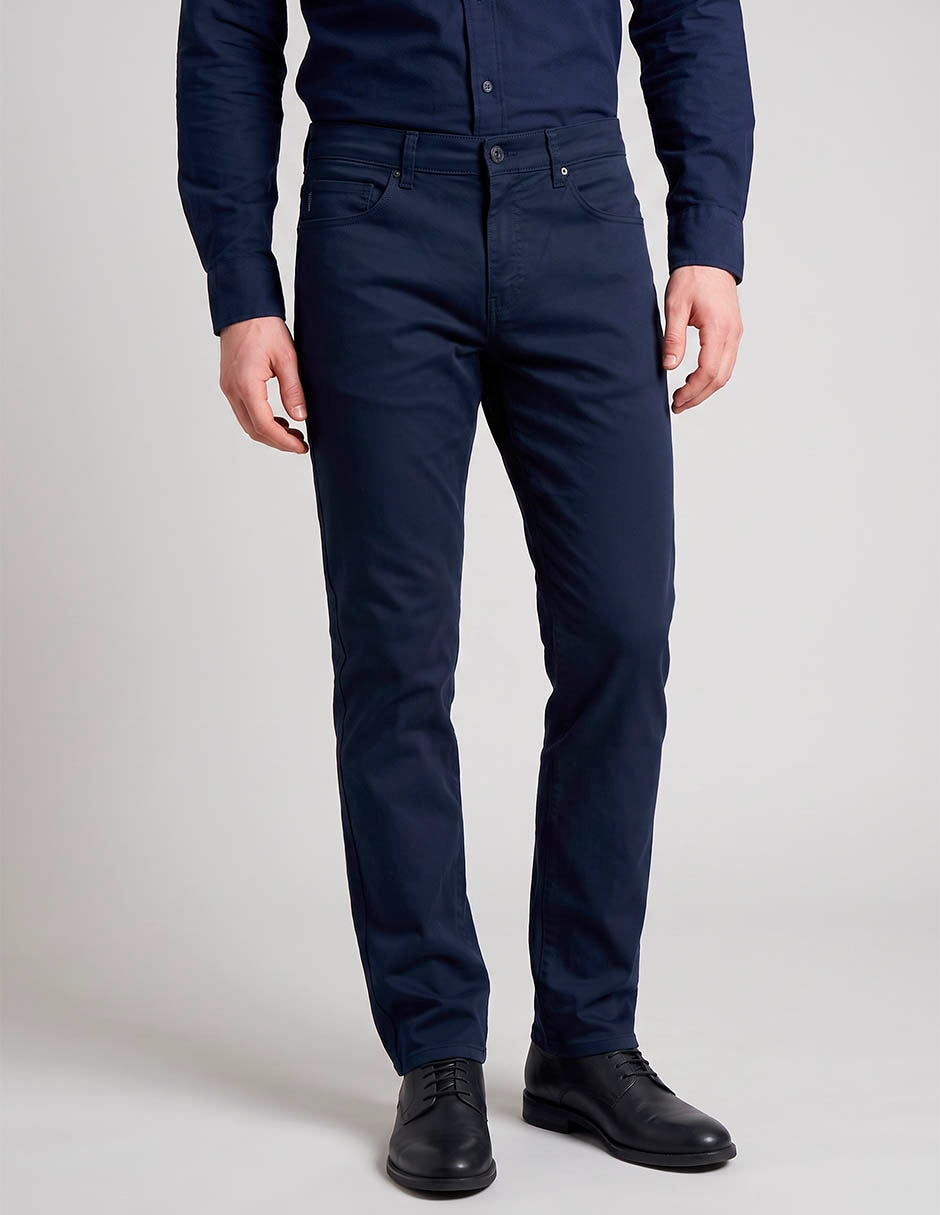 Pantalón casual slim perry ellis de algodón para hombre