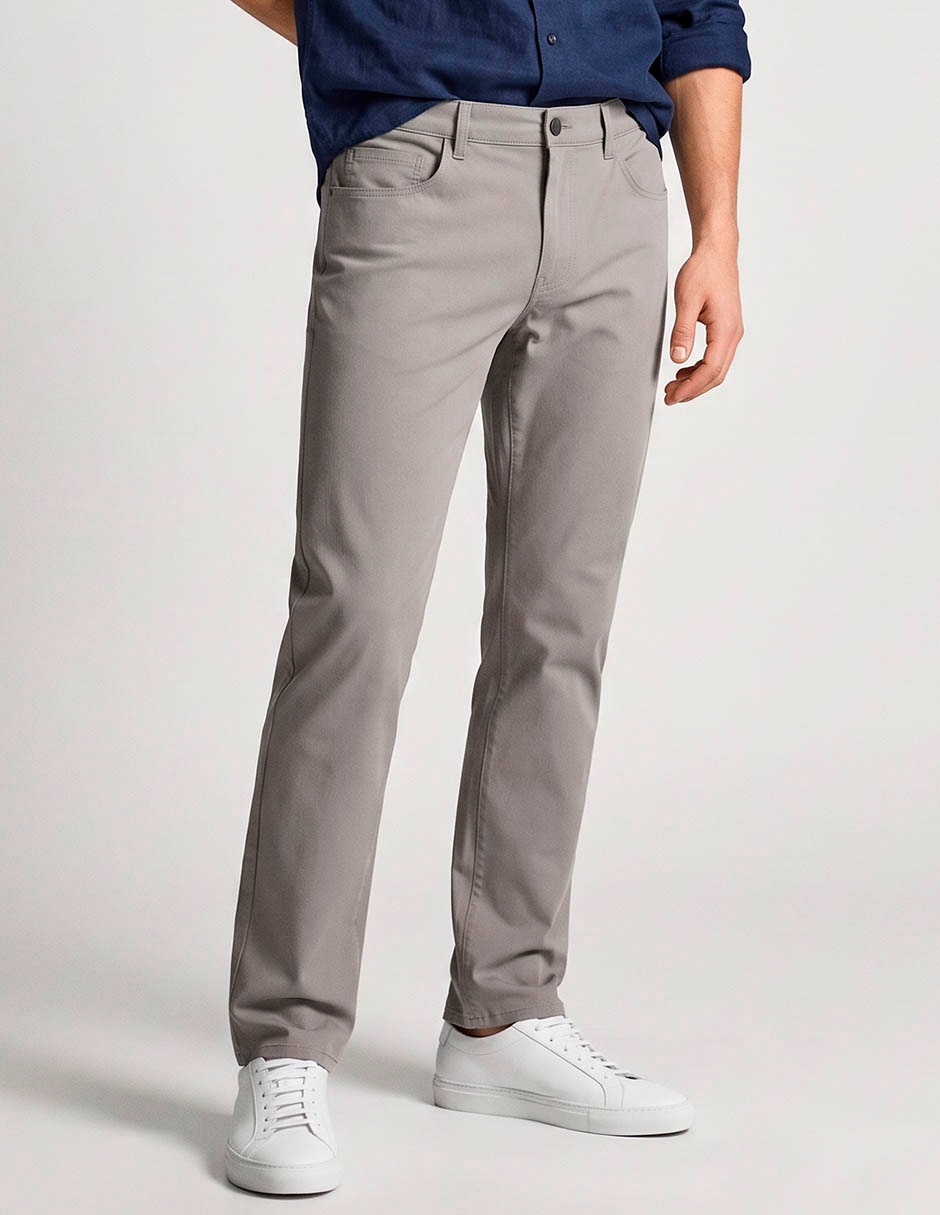 Pantalón casual slim faherty de algodón para mujer
