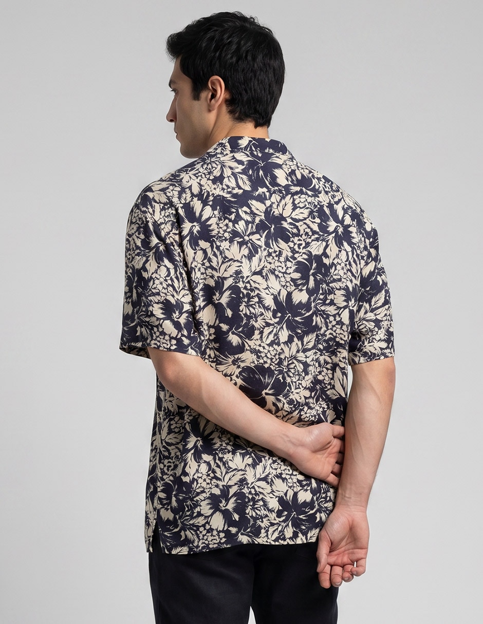 Camisa casual de algodón manga corta para hombre 3