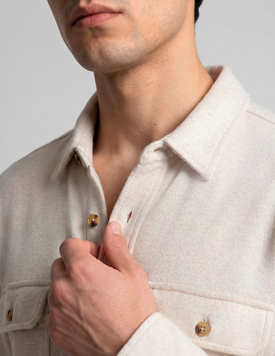 Camisa manga larga para hombre