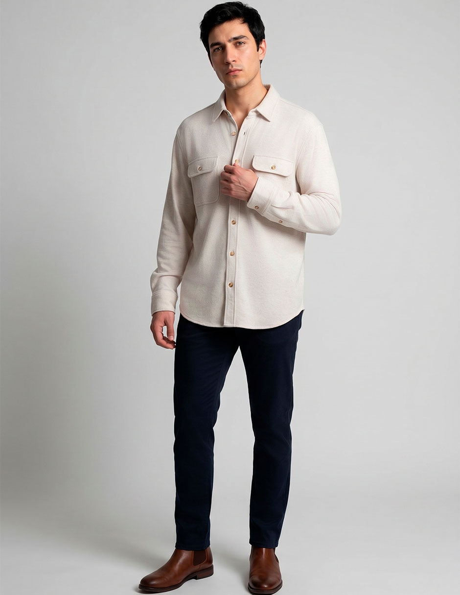 Camisa manga larga para hombre Camisa manga larga para hombre