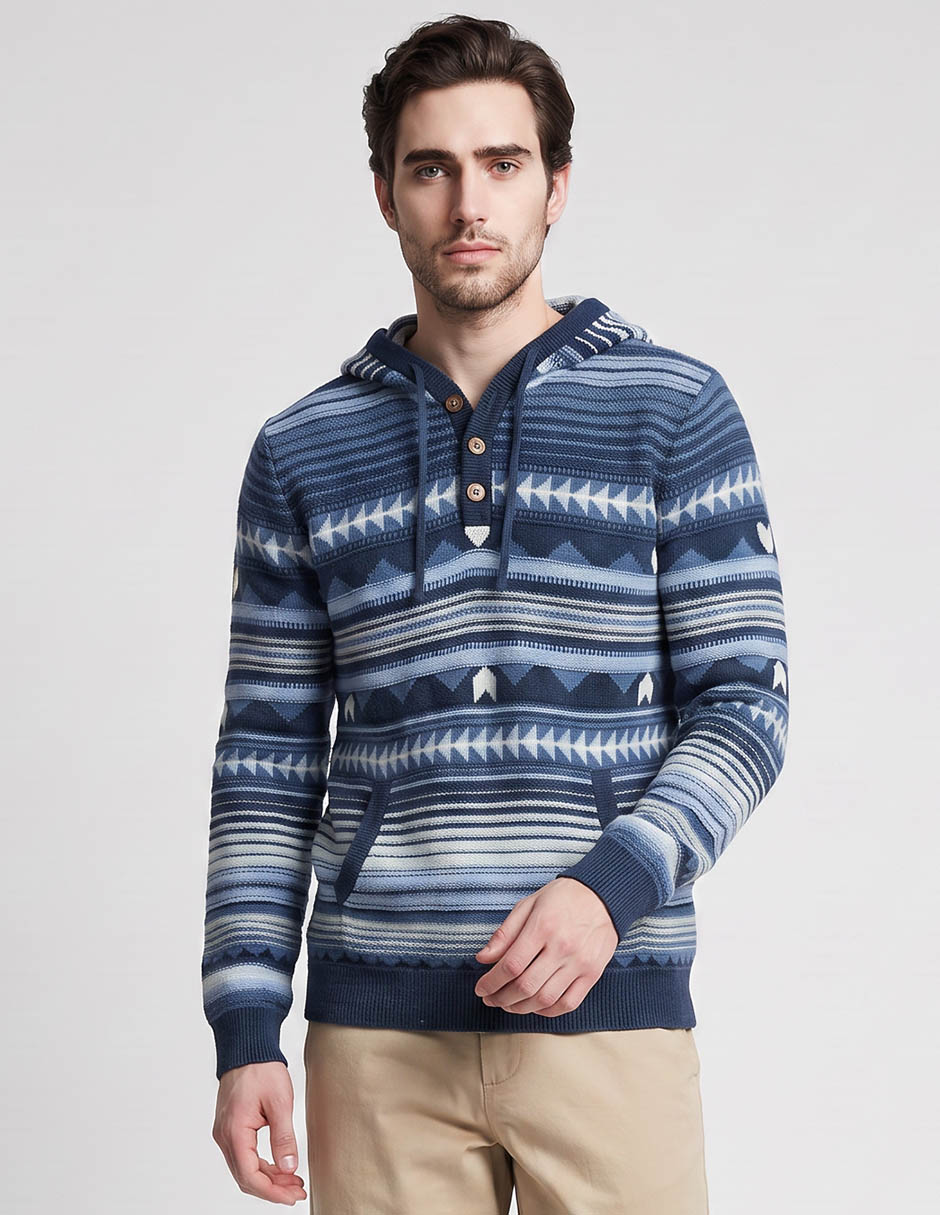 Suéter cuello redondo para hombre