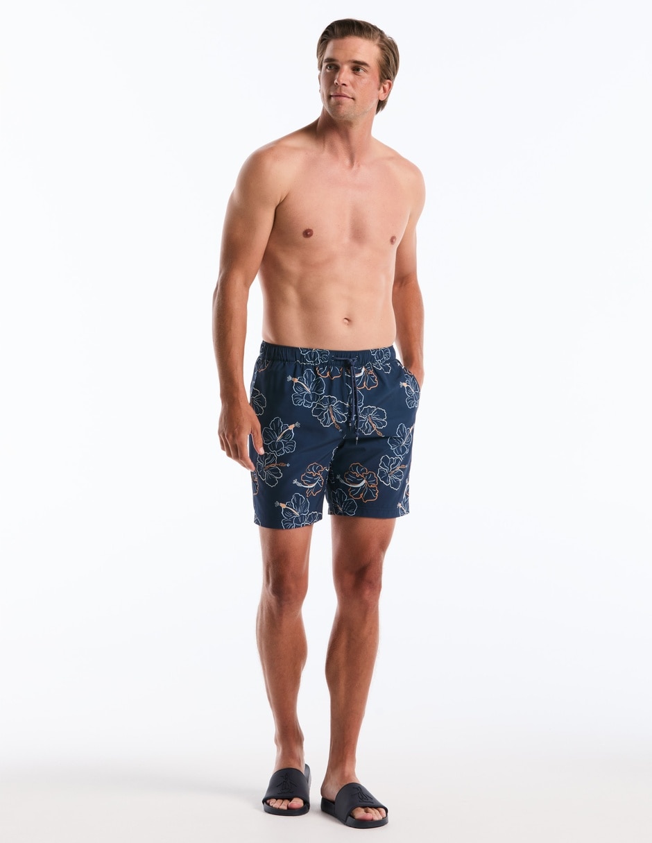 Traje de baño con bolsillos para hombre